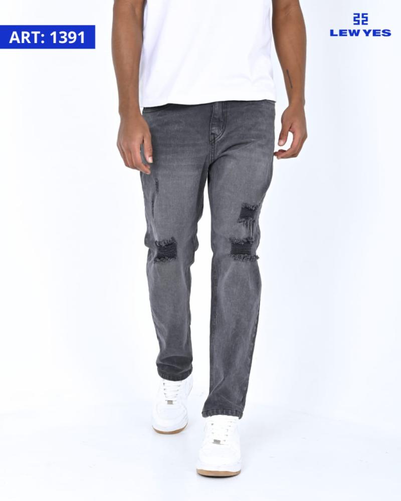 LEW & YES JEANS MAURICIO GRIS W24