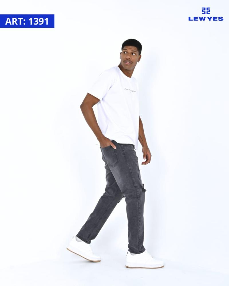 LEW & YES JEANS MAURICIO GRIS W24