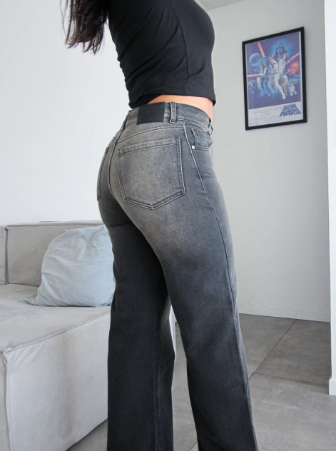 PINK ROCK JEANS WIDE LEG STRIKE W26