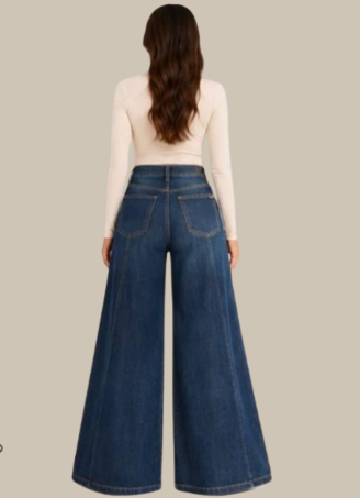 SURAH JEANS EVANGELINA WIDE LEG TIRO ALTO W26