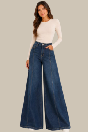 SURAH JEANS EVANGELINA WIDE LEG TIRO ALTO W26