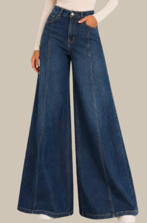SURAH JEANS EVANGELINA WIDE LEG TIRO ALTO W26