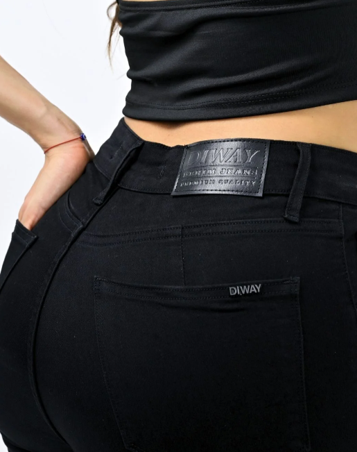 DIWAY JENS OXFORD NEGRO ELAST, TIRO ALTO W26