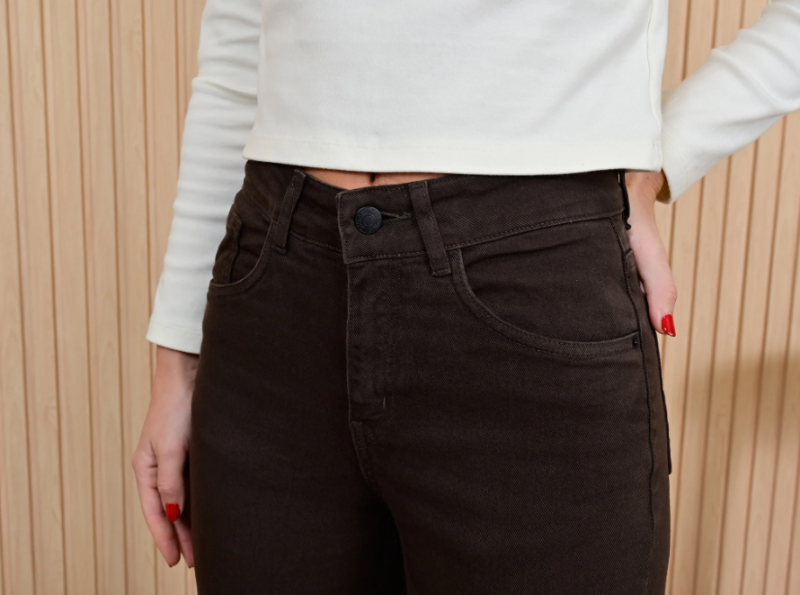 DIWAY JEANS WIDE LEG TIRO ALTO W26