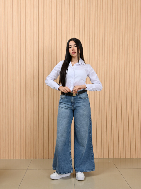 DIWAY JEANS WIDE LEG RIGIDO  MILE W26