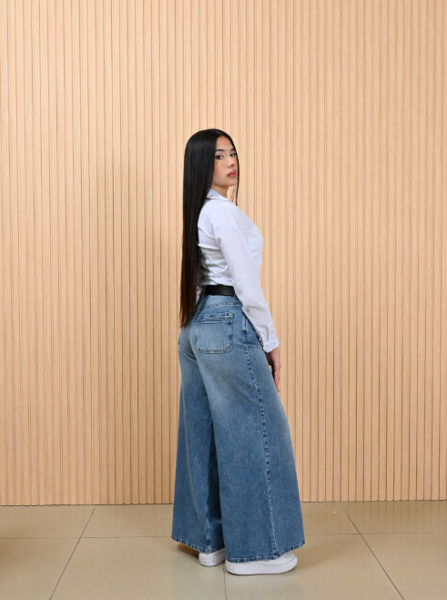 DIWAY JEANS WIDE LEG RIGIDO  MILE W26