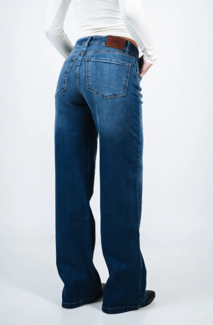 PINK ROCK JEANS ZAFIRA WIDE LEG W26