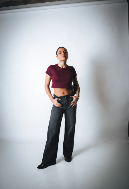 PINK ROCK JEANS TOMBOY WIDE LEG W26