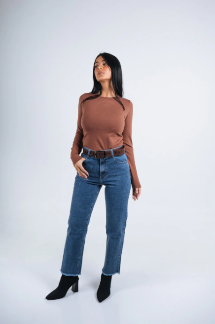 PINK ROCK JEANS STRAIGHT BILLIE RECTO W26