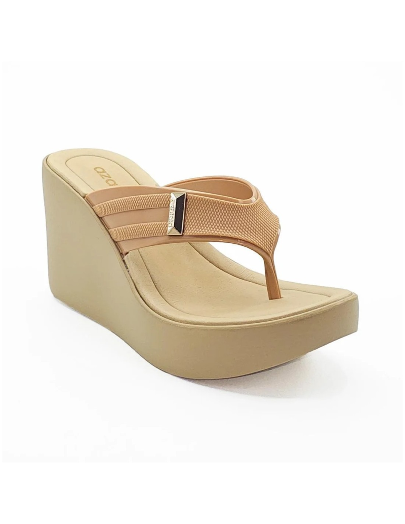 AZALEIA OJOTA SOFT HIGH PLAT THONG FEM V25