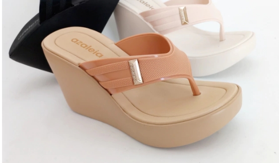 AZALEIA OJOTA SOFT HIGH PLAT THONG FEM V25