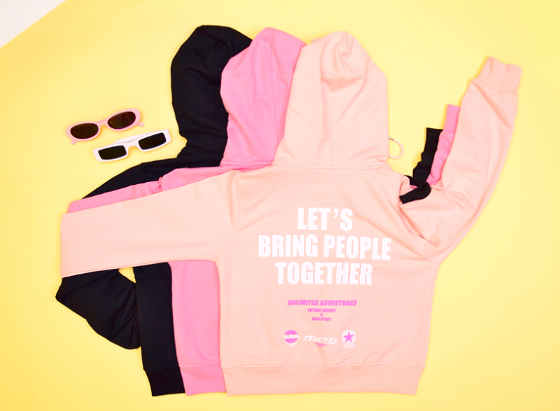 J&G CAMPERA CORTA LETS BRING PEOPLE TOGETHER V25