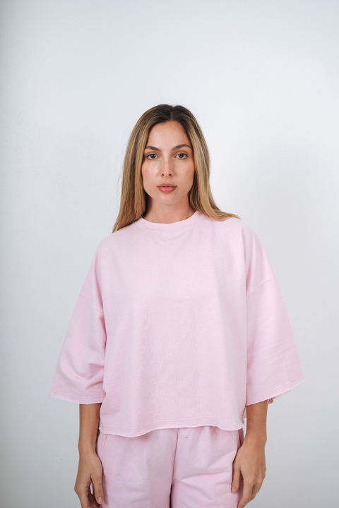 PINCK ROCK BUZO MANGA 3/4 LILLE V26