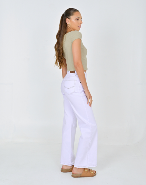 DIWAY JEANS WIDE LEG WHITE V25