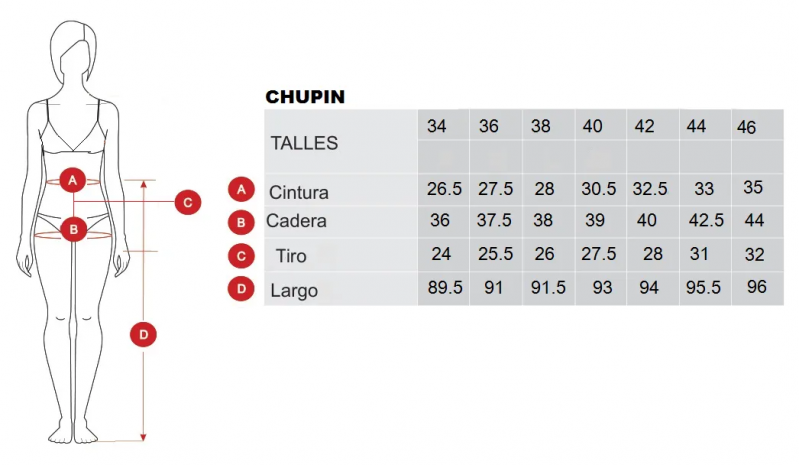 SURAH JEANS CHUPIN ENGOMADO SIDNEY W23