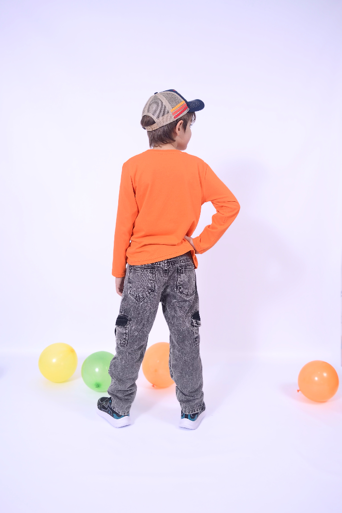 ALEXIS JEANS NE RELAX CARGO GRIS ROT GABRIEL W24