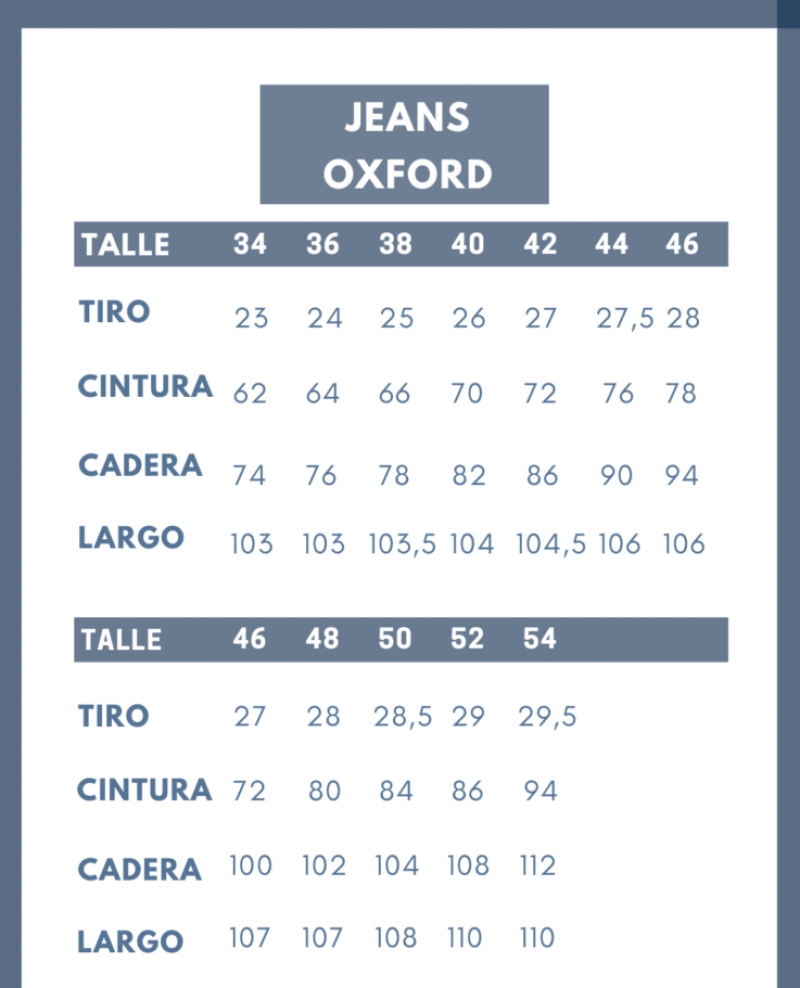 SURAH JEANS OXFORD VITTORIA