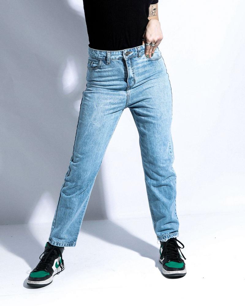 PINK ROCK JEANS MOM VENUS CELESTE	W23