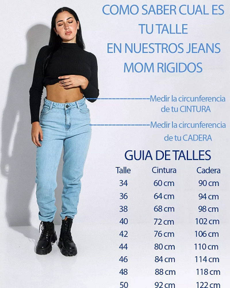 PINK ROCK JEANS MOM VENUS CELESTE	W23