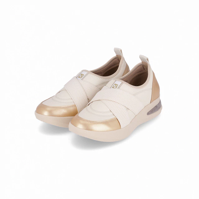 PICCADILLY ZAPATILLA STRETCH SOFT METALIZADA W25