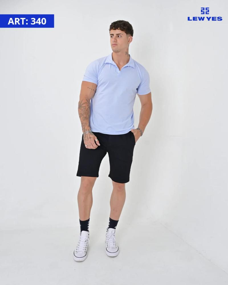 LEW & YES BERMUDA BLACK BOLSILLO CHINO. V24