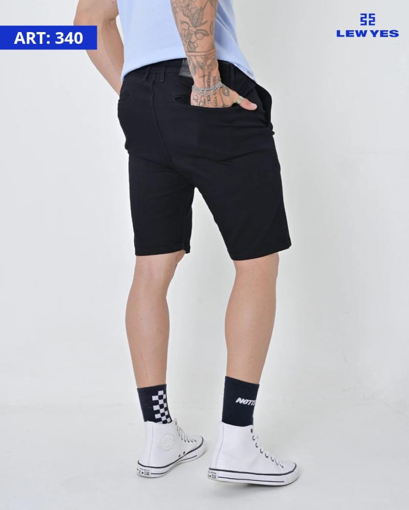 LEW & YES BERMUDA BLACK BOLSILLO CHINO. V24