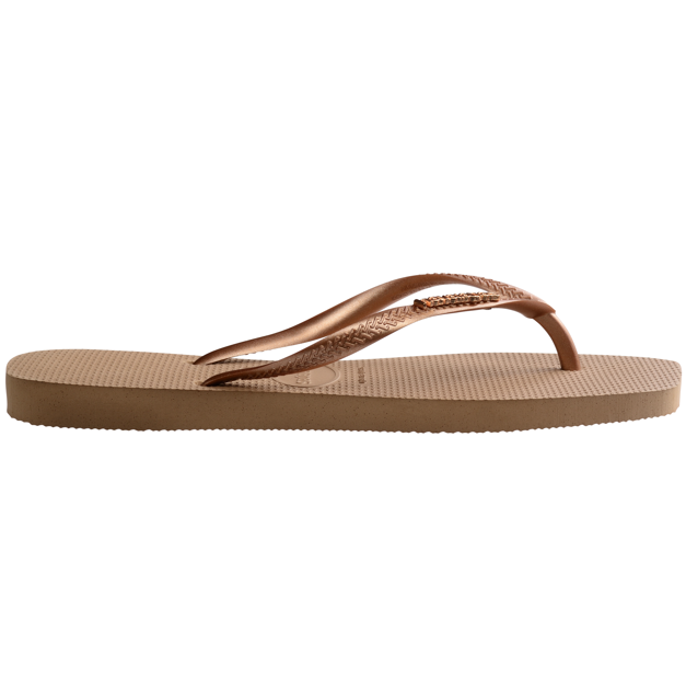 HAVAIANAS SLIM SQUARE LOGO METALLIC V25