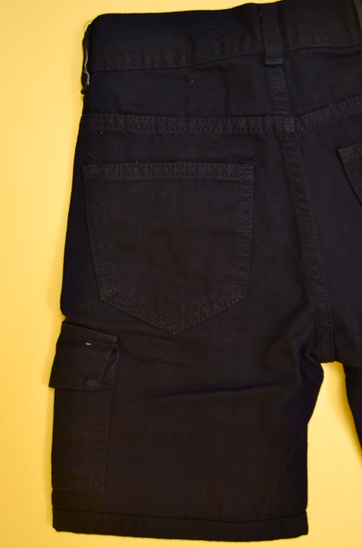 ALEXIS BERMUDA JEANS BLACK CARGO V25