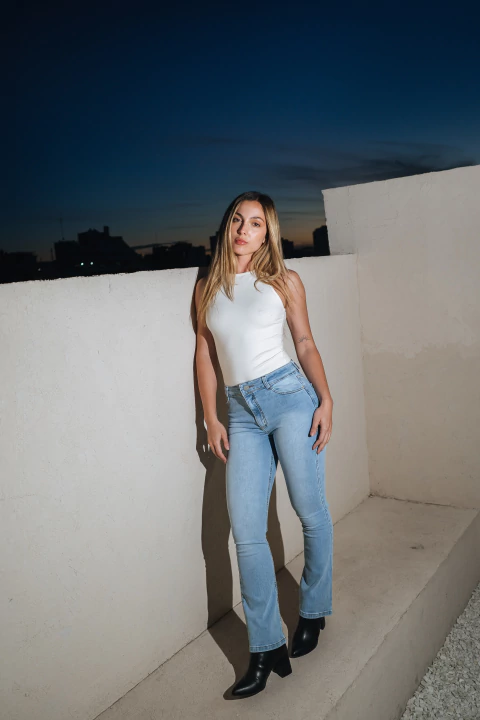 PICK ROCK JEANS FLARE WINDY V26