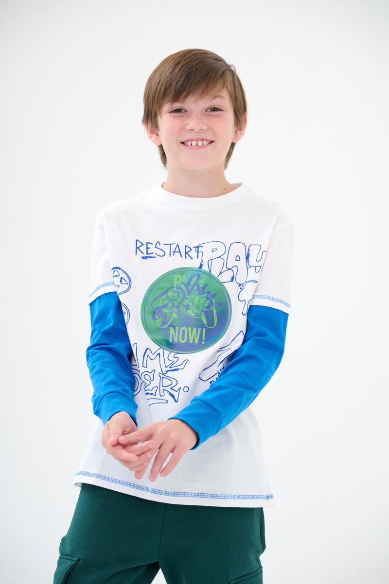 POSTO CAMISETA RESTART ML PTS BOYS W25