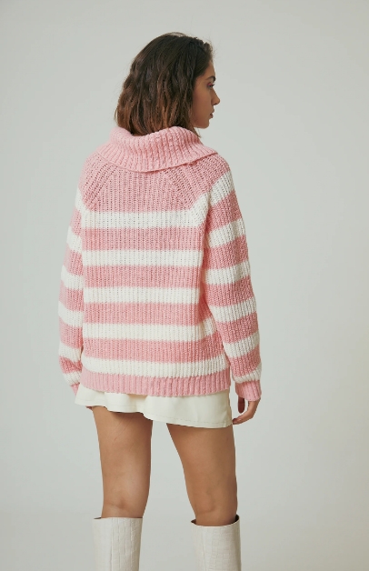 MONSSONA POLERON RAYADO OVERSIZE W24