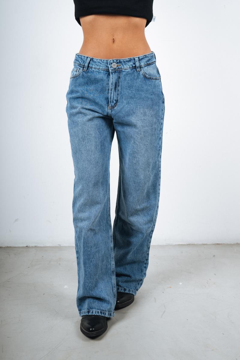 PINK ROCK JEANS WIDE YORK W25