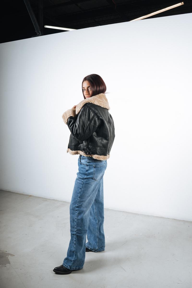 PINK ROCK JEANS WIDE YORK W25