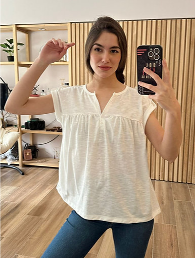 SYSTEM BLUSA CANESU  C/ BOTONES V25