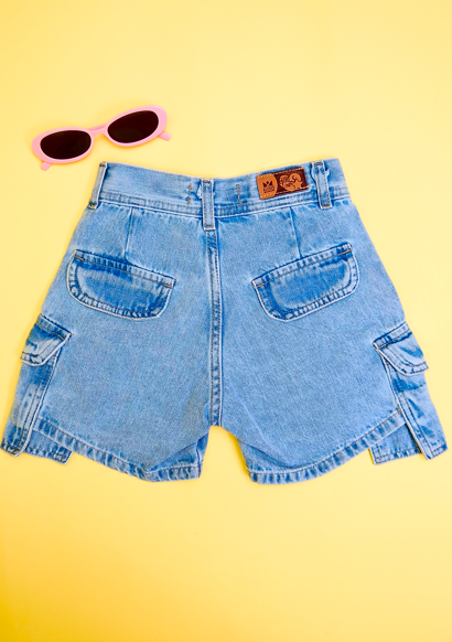 ALEXIS JEANS SHORT NA C/TAPA CARGO V25