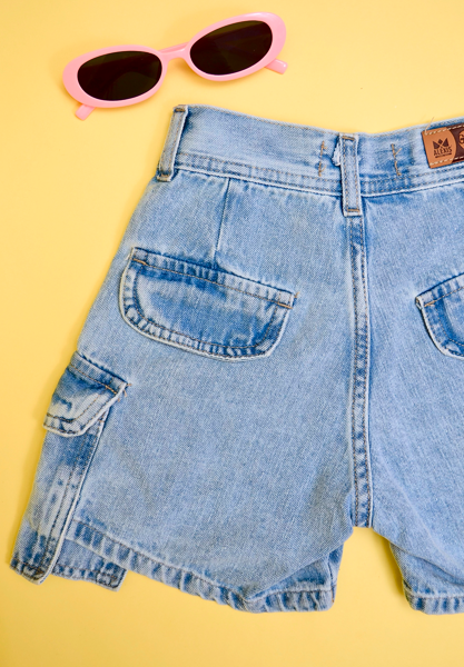 ALEXIS JEANS SHORT NA C/TAPA CARGO V25