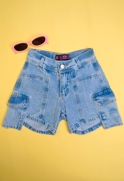 ALEXIS JEANS SHORT NA C/TAPA CARGO V25