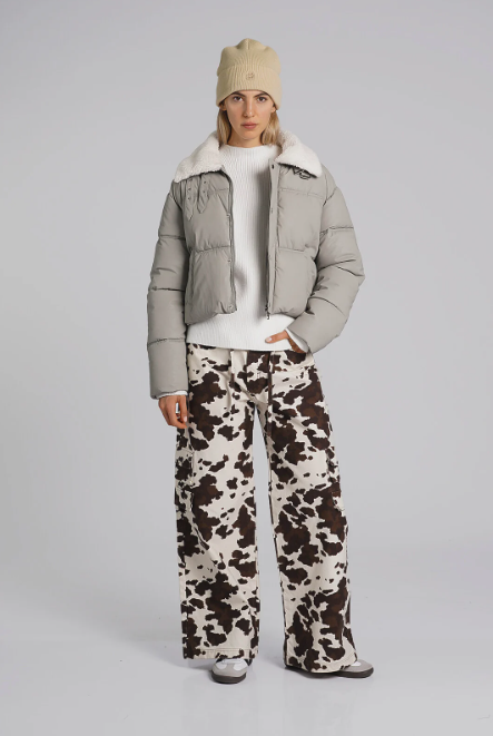 BATUK WOMAN PUFFER CRISANTEMO W25