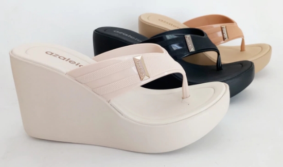 AZALEIA OJOTA SOFT HIGH PLAT THONG FEM V25