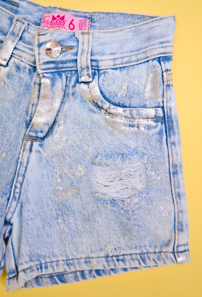 ALEXIS SHORT JEAN CELESTE CLARO C/BRILLO V25