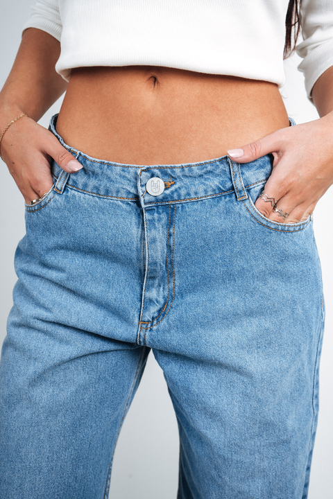 PINK ROCK JEANS WIDE IRVING W25