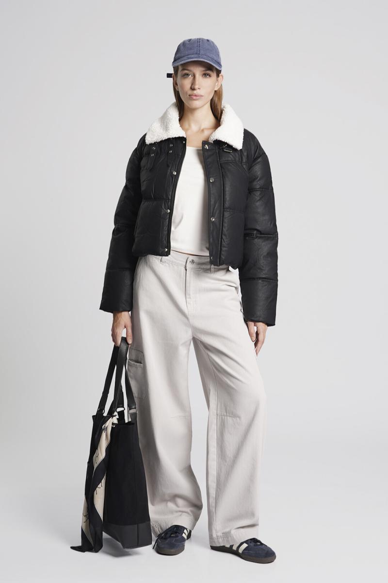 BATUK WOMAN PUFFER CRISANTEMO W25