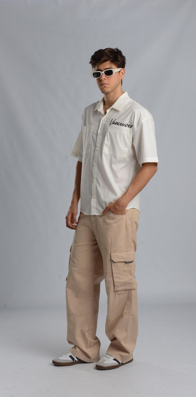 VANCOUVER JEAN BAGGY TWEEZ BEIGE V25