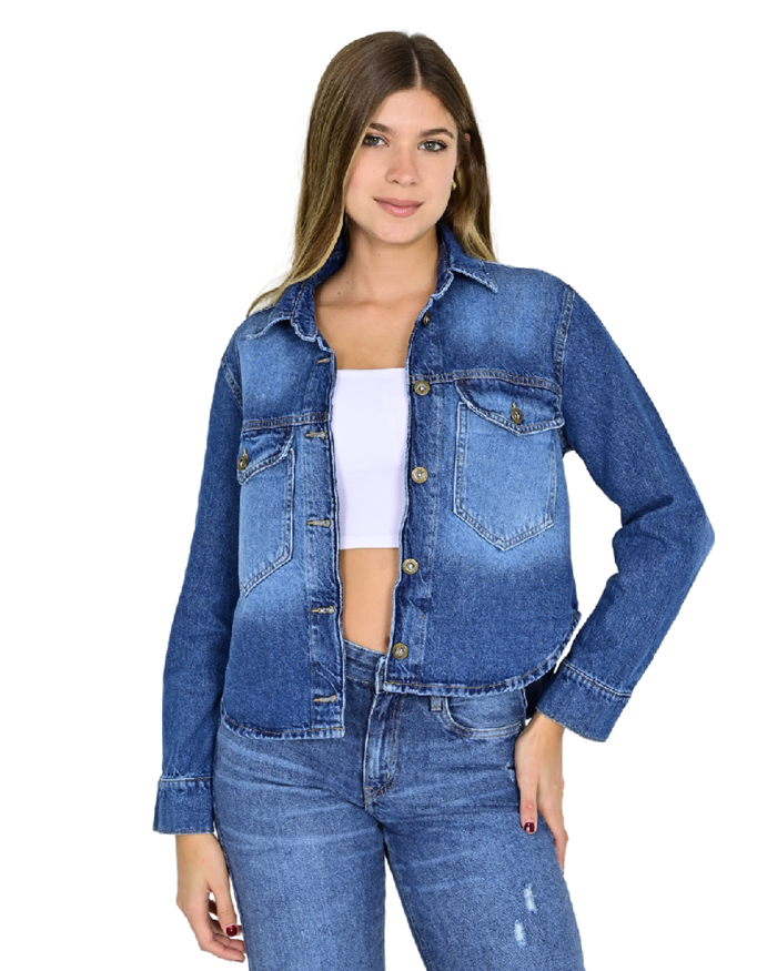DIWAY CAMPERA JEANS AZUL CLASSIC W25