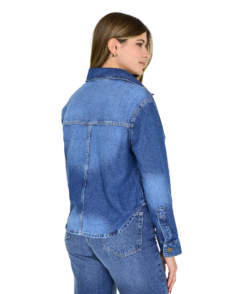 DIWAY CAMPERA JEANS AZUL CLASSIC W25
