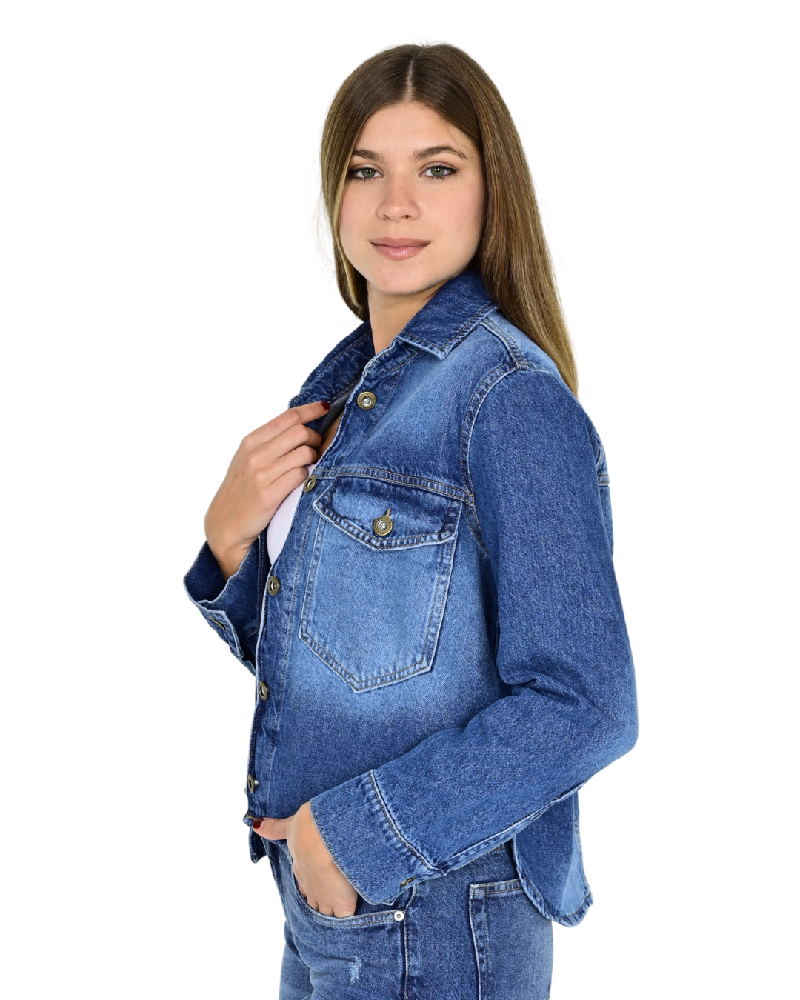 DIWAY CAMPERA JEANS AZUL CLASSIC W25