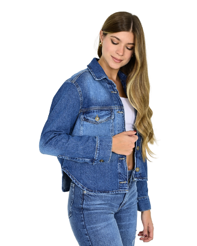 DIWAY CAMPERA JEANS AZUL CLASSIC W25