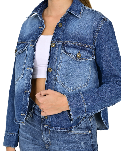 DIWAY CAMPERA JEANS AZUL CLASSIC W25