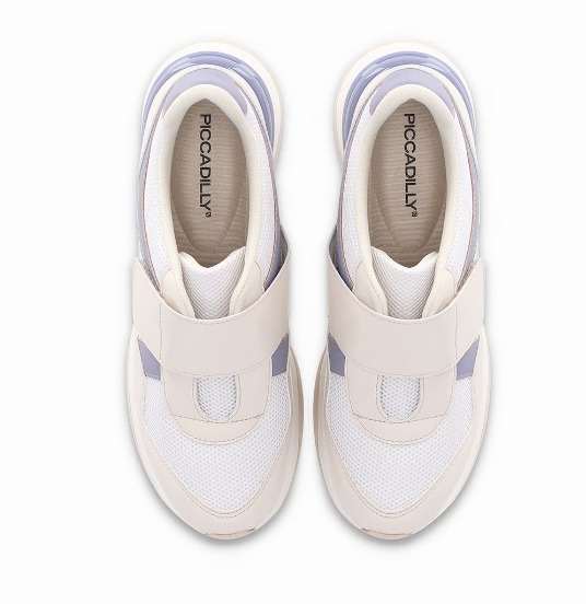PICCADILLY ZAPATILLA VERNIZ AMASSADO TECIDO DUPLA W24