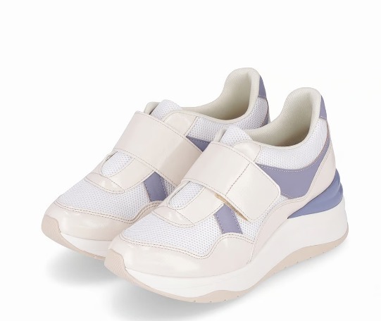PICCADILLY ZAPATILLA VERNIZ AMASSADO TECIDO DUPLA W24